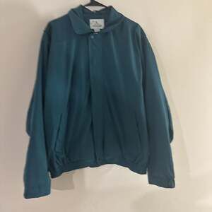Vintage Outdoors Teal Button-Up Collared Jacket